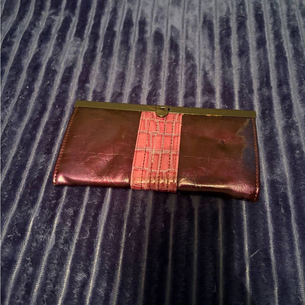 Purple Clutch Wallet